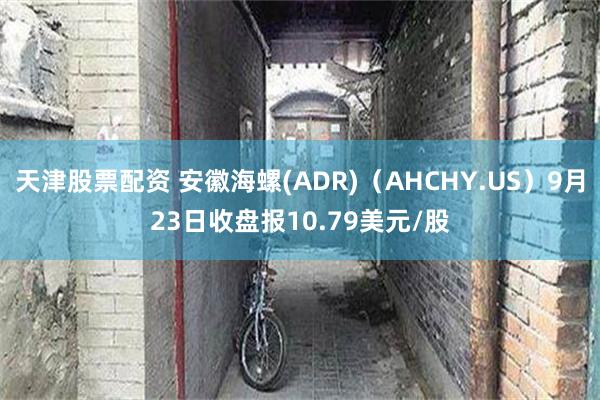 天津股票配资 安徽海螺(ADR)（AHCHY.US）9月23日收盘报10.79美元/股