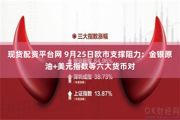 现货配资平台网 9月25日欧市支撑阻力：金银原油+美元指数等六大货币对