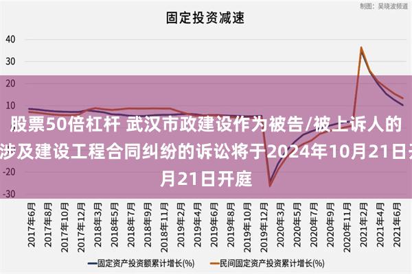 股票50倍杠杆 武汉市政建设作为被告/被上诉人的1起涉及建设工程合同纠纷的诉讼将于2024年10月21日开庭