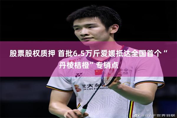 股票股权质押 首批6.5万斤爱媛抵达全国首个“丹棱桔橙”专销点